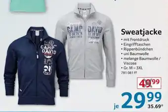 Selgros CAMP DAVID Sweatjacke Angebot