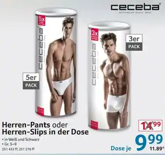 Selgros ceceba Herren-Pants oder Herren-Slips in der Dose Angebot