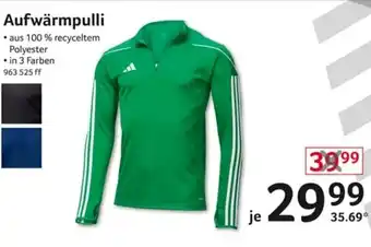 Selgros adidas Aufwärmpulli Angebot