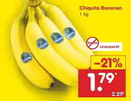 Netto Marken-Discount Chiquita Bananen Angebot