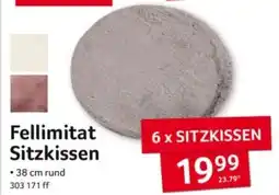 Selgros Fellimitat Sitzkissen Angebot