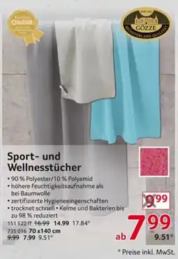 Selgros Sport- und Wellnesstücher Angebot