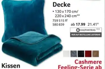 Selgros GÖZZE Decke Angebot