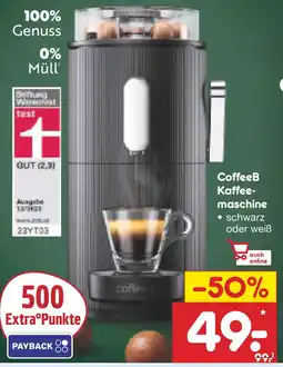 Netto Marken-Discount CoffeeB Kaffee- maschine Angebot