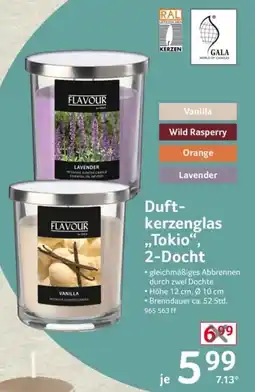 Selgros GALA WORLD OF CANDLES / RAL KERZEN Duftkerzenglas ,,Tokio“, 2-Docht Angebot