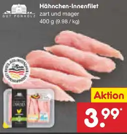 Netto Marken-Discount GUT PONHOLZ Hähnchen-Innenfilet Angebot