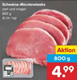 Netto Marken-Discount Schweine-Minutensteaks Angebot