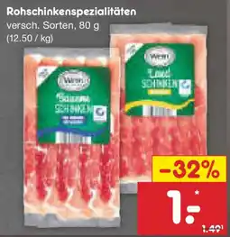 Netto Marken-Discount Rohschinkenspezialitäten Angebot