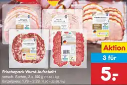 Netto Marken-Discount Frischepack Wurst-Aufschnitt Angebot