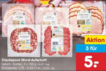 Netto Marken-Discount Frischepack Wurst-Aufschnitt Angebot