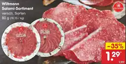 Netto Marken-Discount Wiltmann Salami-Sortiment Angebot