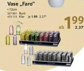 Selgros Vase,,Faro" Angebot