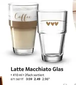 Selgros Latte Macchiato Glas Angebot