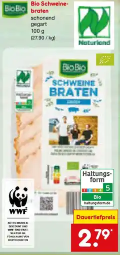 Netto Marken-Discount Bio Schweine- braten Angebot