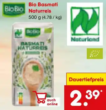 Netto Marken-Discount Bio Basmati Naturreis Angebot