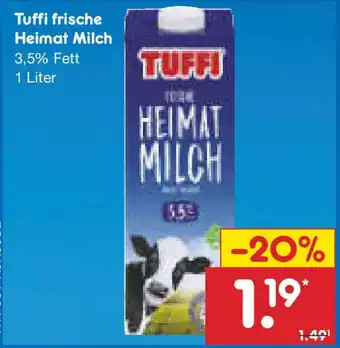 Netto Marken-Discount Tuffi frische Heimat Milch Angebot