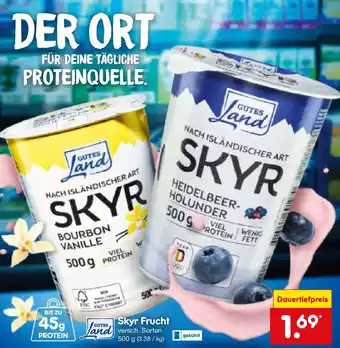 Netto Marken-Discount GUTES Land Skyr Frucht Angebot