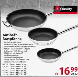 Selgros Quality Antihaft- Bratpfanne Angebot