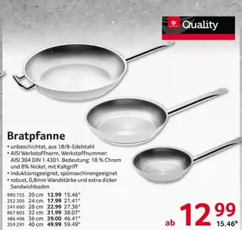 Selgros Quality Bratpfanne Angebot