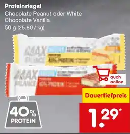 Netto Marken-Discount Proteinriegel MAX BALANCE Angebot