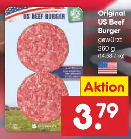 Netto Marken-Discount Original US Beef Burger Angebot