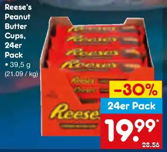 Netto Marken-Discount Reese's Peanut Butter Cups, 24er Pack Angebot