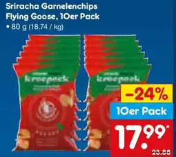 Netto Marken-Discount Sriracha Garnelenchips Flying Goose Angebot