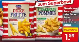 Netto Marken-Discount American Style Steakhouse Pommes oder Dicke Fritte Angebot