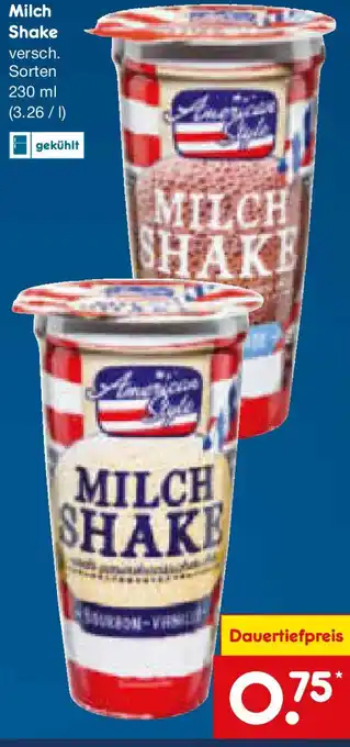 Netto Marken-Discount American Style Milch Shake Angebot