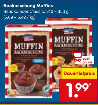 Netto Marken-Discount Backmischung Muffins American Style Angebot