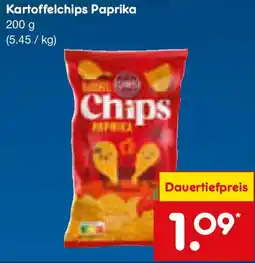 Netto Marken-Discount CLARKYS Kartoffelchips Paprika Angebot