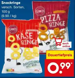 Netto Marken-Discount CLARKYS Snackringe Angebot