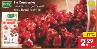 Netto Marken-Discount BioBio Bio Cranberries Angebot