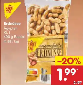 Netto Marken-Discount MARKT TAG Erdnüsse Angebot