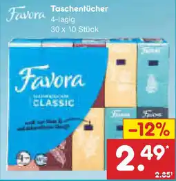 Netto Marken-Discount Favora Taschentücher Angebot