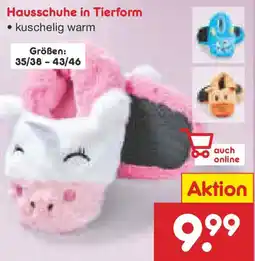 Netto Marken-Discount Hausschuhe in Tierform Angebot