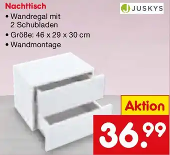 Netto Marken-Discount JUSKYS Nachttisch Angebot