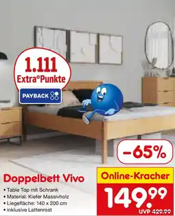 Netto Marken-Discount Doppelbett Vivo Angebot