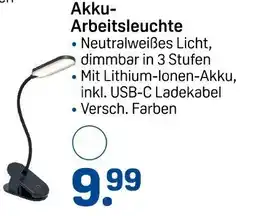 Rossmann Akku- Arbeitsleuchte Angebot