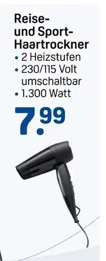 Rossmann Reise- und Sport- Haartrockner Angebot