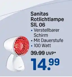 Rossmann Sanitas Rotlichtlampe SIL 06 Angebot