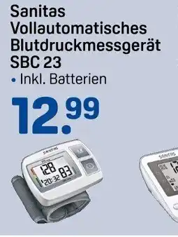 Rossmann Sanitas Vollautomatisches Blutdruckmessgerät SBC 23 Angebot