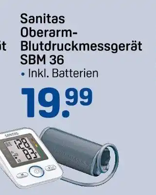 Rossmann Sanitas Oberarm- Blutdruckmessgerät SBM 36 Angebot