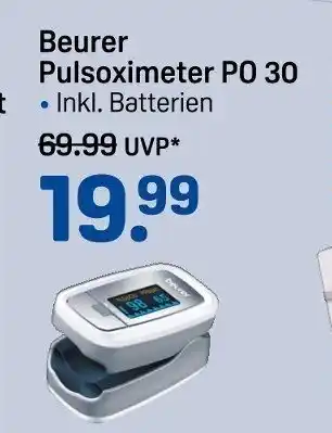 Rossmann Beurer Pulsoximeter PO 30 Angebot