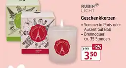 Rossmann Geschenkkerzen Angebot