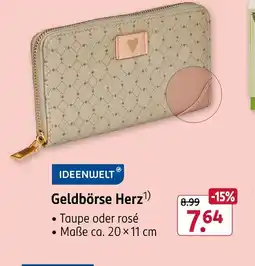 Rossmann Geldbörse Herz¹) Angebot