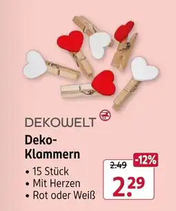 Rossmann Deko- Klammern Angebot