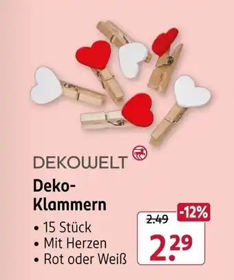 Rossmann Deko- Klammern Angebot