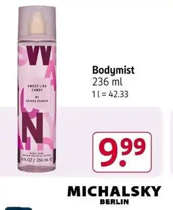 Rossmann Bodymist Angebot