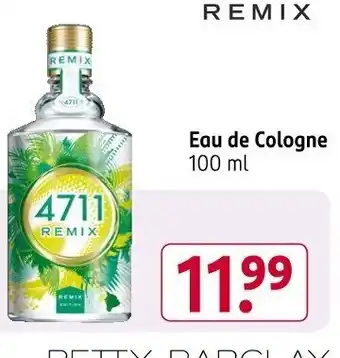 Rossmann Eau de Cologne Angebot